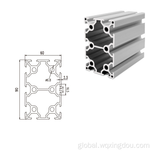 6090 Aluminum Profile Large bracket European standard 6090 aluminum assembly Supplier